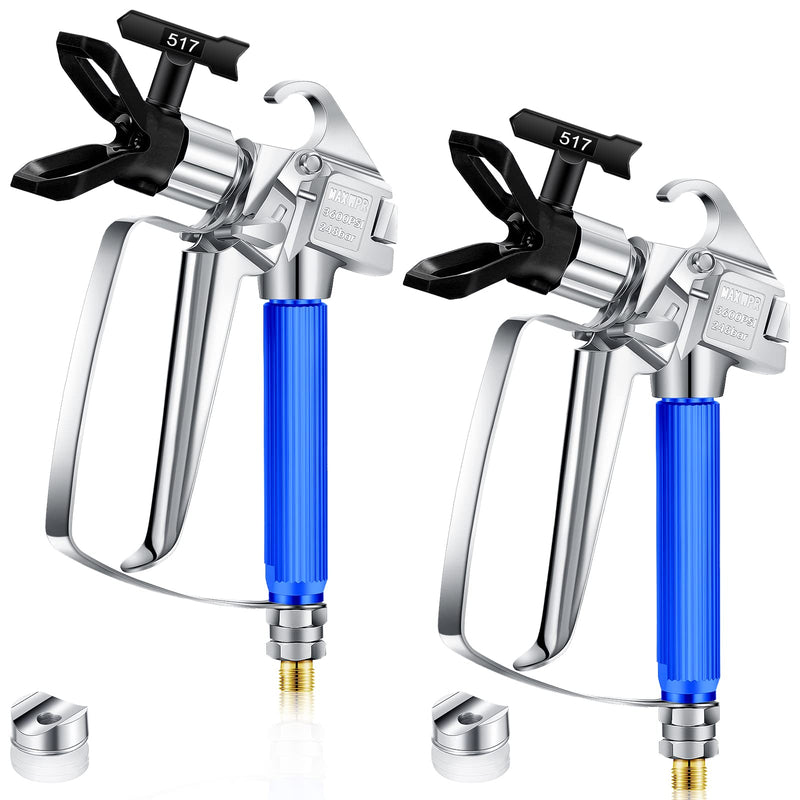 2 Sets 3600PSI Airless Paint Spray Gun