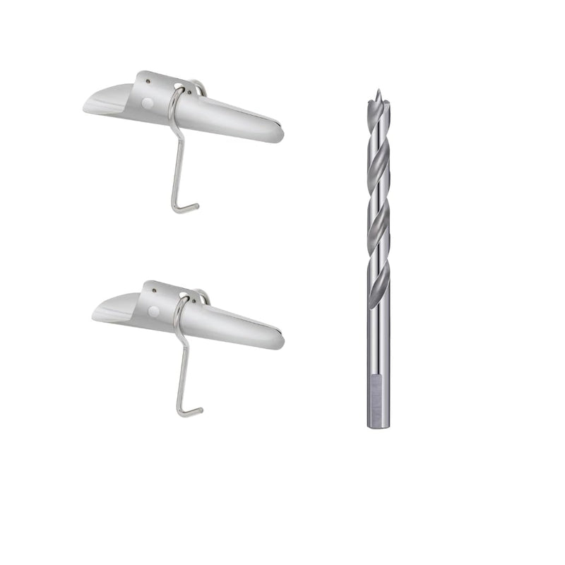 Maple Syrup Tree Tapping Kit - Includes (2) Maple Syrup Spiles and Maple Tree Tapping Drill Bit for Tap - Stainless Steel Spiles with Bucket Hook - Maple Tree Tapping Kit - Maple Syrup Supplies