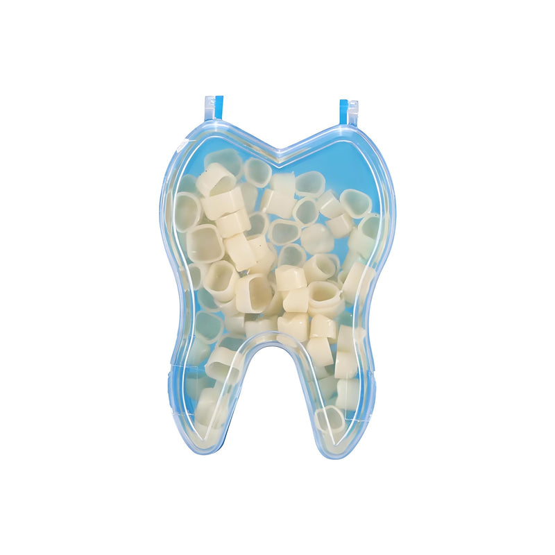 60Pcs Teeth Crown, Temporary Resistable Crown of Teeth with Different Sizes Oral Care Posterior Crown