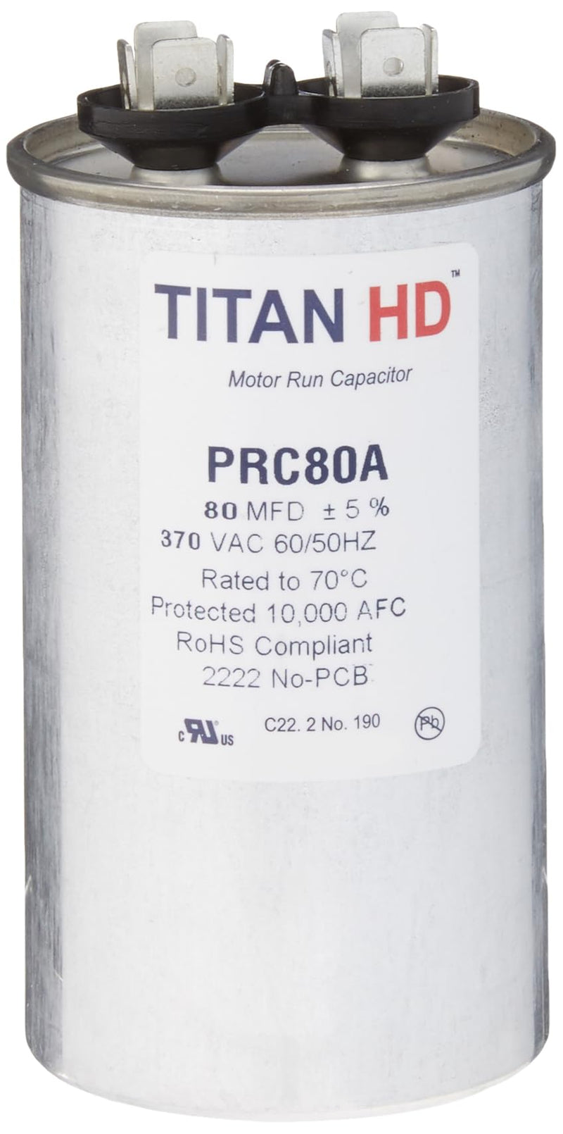 Packard Titan Hd 80Mfd, 370V, Round Prc80A