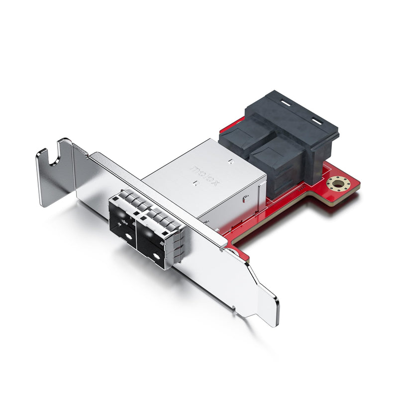 ipolex Internal SFF-8643 to External SFF-8644 Mini SAS Adapter, Dual Ports for Server Storage RAID Controller 8643 to 8644