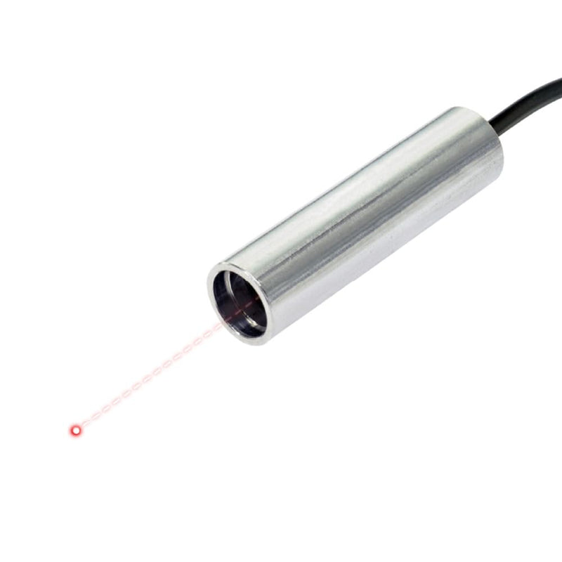 Red Circular Dot Laser Module, 635nm Class I, 3~6VDC, <1 meter working distance, VLM-635-60 LPO– Industrial Alignment Laser for Medical, Laboratory, Machine Vision – Made in Taiwan VLM-635-60 LPO - Red Laser, Class 1, without TTL