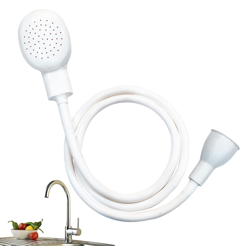 Sink Spray Rubber Hose, Sink Hose Attachment for Faucet Portable Sink Hose Faucet Sprayer, Shampoo Sprayer for Dog, Pets, Bathing Baby, Washing Hair, Rinsing Vegetables (For sink) For sink