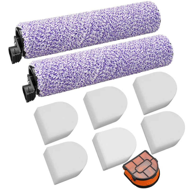Brush and Filter kit for Shark WD101 HydroVac XL 3 in 1 Vacuum, Fit for Shark AW201 WD201 WD100 WD200 WD101 HydroVac Vacuum, Compare part WDFF1 WDB1 2+6+1