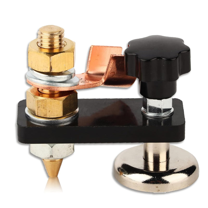 Magnetic Welding Support Upgrade Magnetic Welding Head Magnetic Ground Clamp Welding Magnet Head Copper Tail Welding Accessories Strong Magnetism Large Suction Welding Support Tool