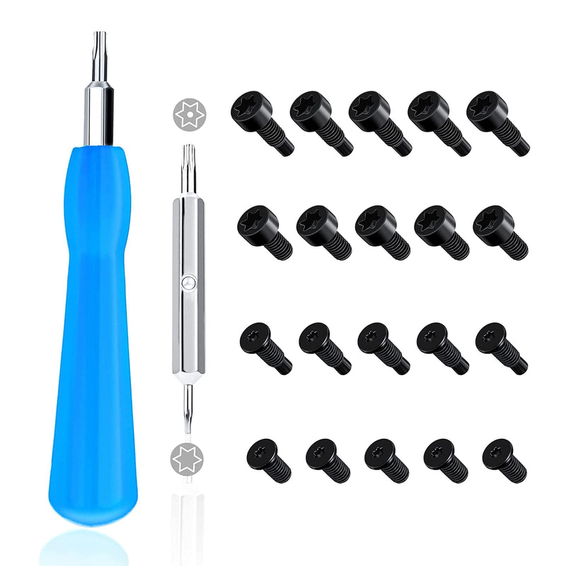 Replacement Screwdriver T6 T15 & + 20Pcs Screws Fit Ring Doorbell 2 3 4 Plus Pro Elite Blue