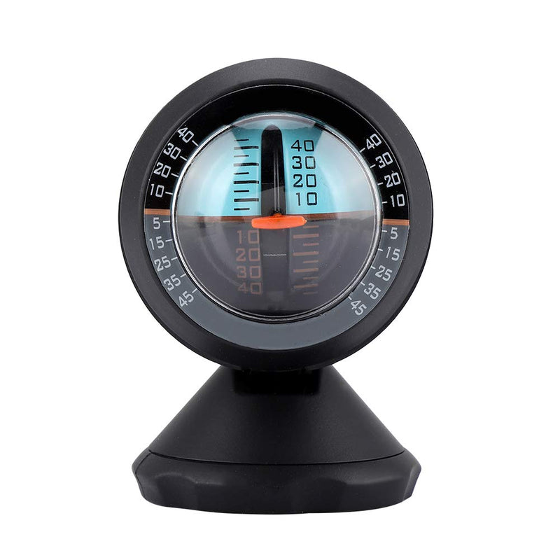 Tbest Car Inclinometer,Car Vehicle Inclinometer Slope Indicator Meter Level Tilt Gauge Road Safety Instrument