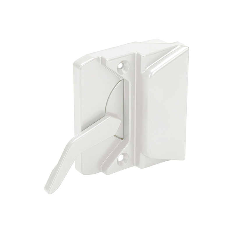 BRIXWELL Casement Sash Lock, Die Cast Material, White Finish, 2-3/8" Hole Spacing, Left-Hand Type, for Entrygard Casement Windows, Replacement Window Frame Hardware Modern