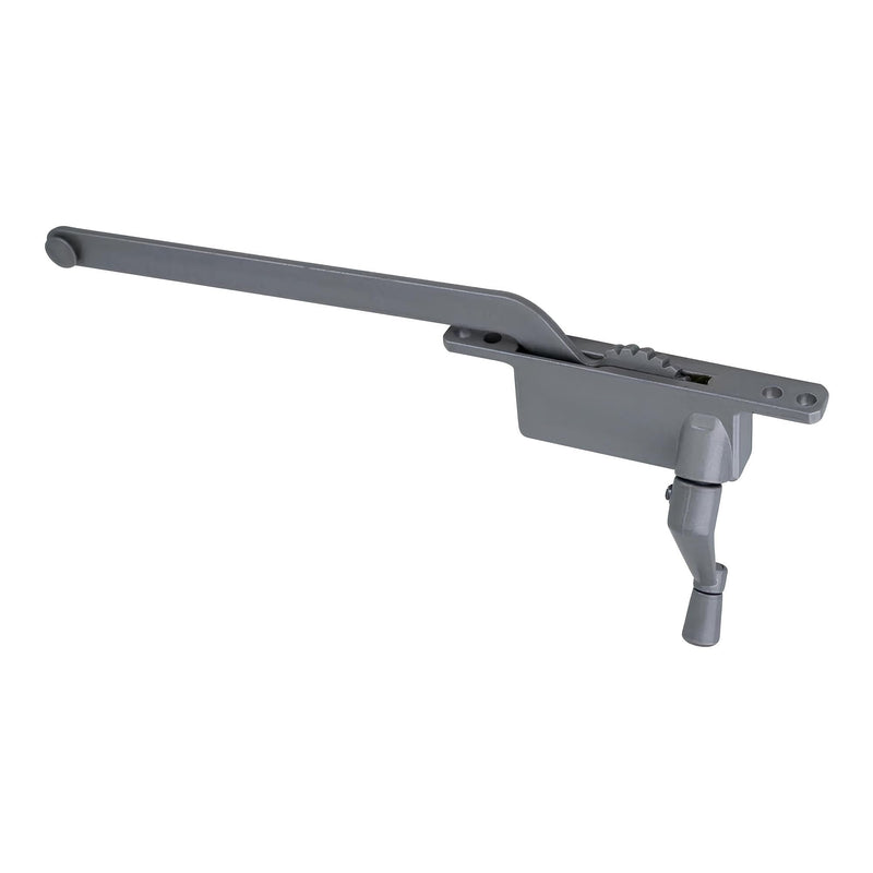 Brixwell Casement Operator Assembly Aluminum Handle, Right Hand, Die Cast Construction with 9" Arm Length, 3-7/8" Body Base, 4-3/4" Crank Arm, for Aluminum Window Crank and Casement Window Handle