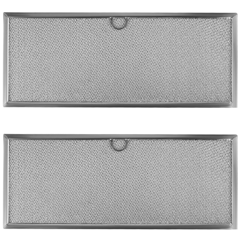 Downdraft Range Hood Grease Filter 71002111 fit for Jenn-air Downdraft Range 15-5/8” x 6-3/8“ Aluminum Mesh Grease Filter Replace WP71002111 580029 715290 Y715290 Range Stove Grease Filter 2-Pack