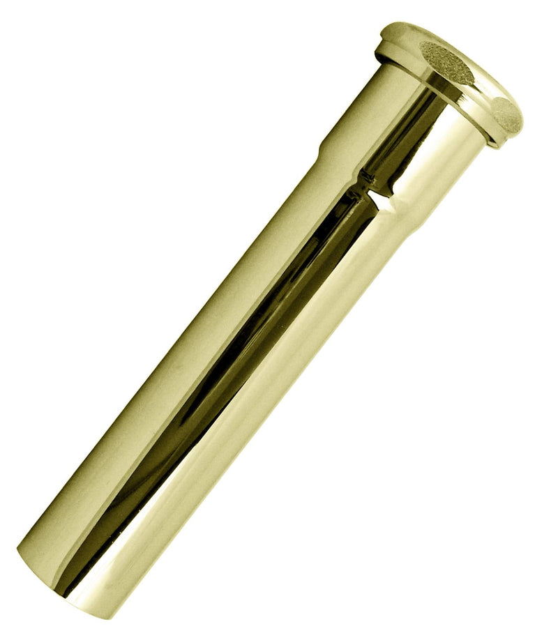 Westbrass A422-01 1-1/2" x 8" Slip Joint Extension Tube, PVD Polished Brass