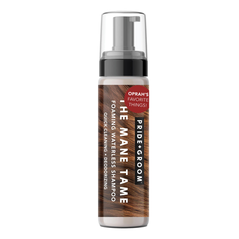 Pride and Groom The Mane Tame Waterless Dog Shampoo – Foaming Dry Shampoo for Dogs and Cats Made in USA for a Rinse Free Cleanse and to Eliminate Odor in Between Baths On-The-Go – 7.1 fl oz - PawsPlanet Australia