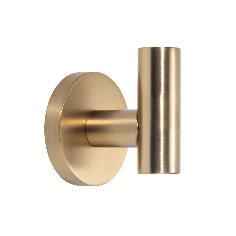 TUNNY 3 Pack Round Bathroom Towel Hooks -Champagne Gold Robe Hooks Coat Hooks Wall Hooks for Bathroom Hooks Bedroom Hooks Kitchen Hooks Champagne Gold