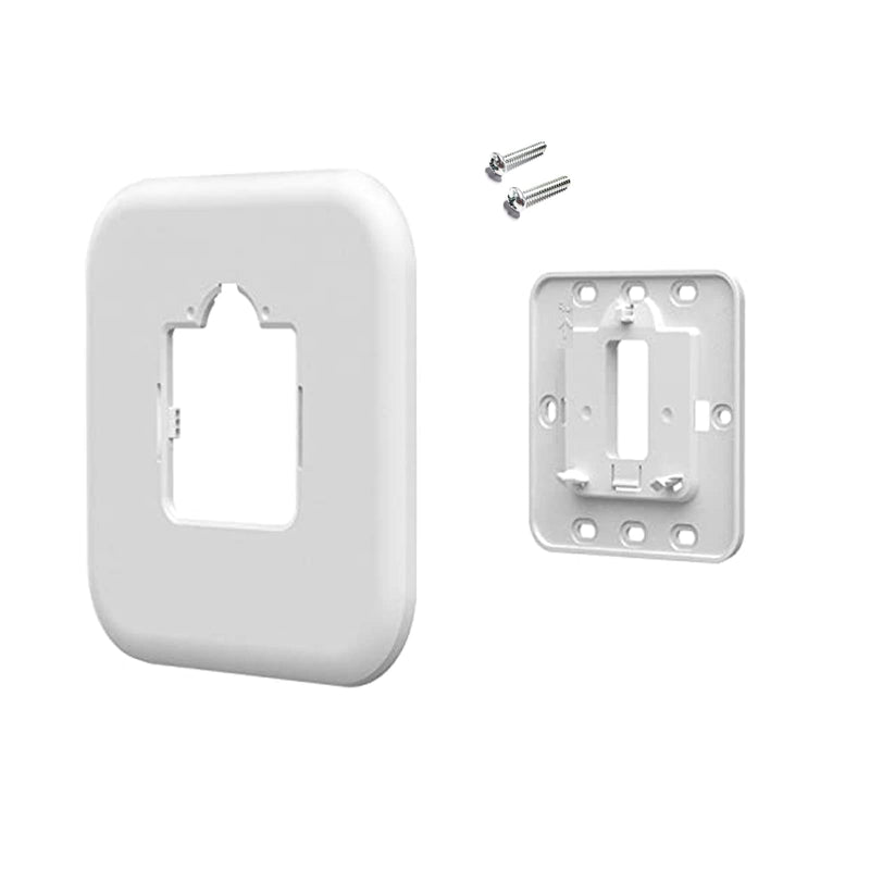 THP2400A1080 Large Cover Plate & Electrical Box Adaptor for T-Series Thermostats, White (1) 1