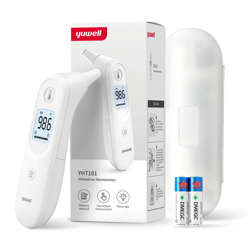 yuwell Thermometer, Digital Ear Thermometer for Adults, Babies, Toddlers and Kids – Fast, Gentle, and Accurate… YHT101