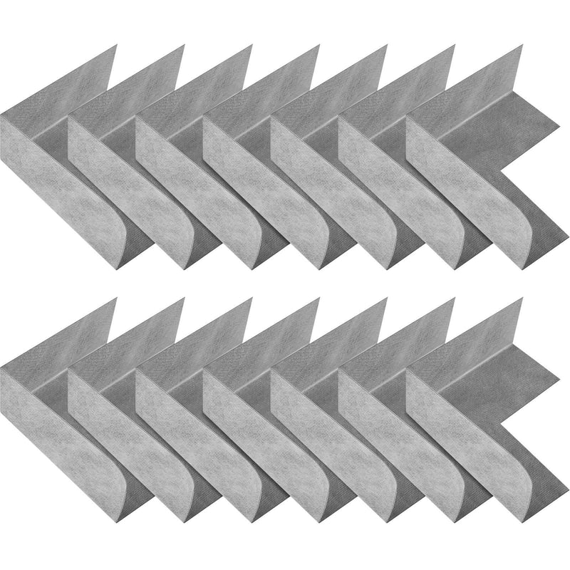 Jexine 16 Pcs Inside Waterproofing Corner Shower Seamless Membrane Corner Waterproof Membrane Polyethylene for Bathtub, Bathroom, Steam Room