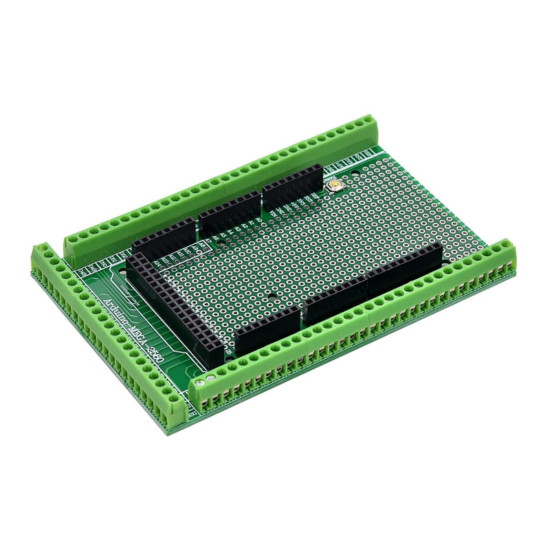 Mega 2560 R3 Prototype Screw Terminal Block Shield Board Pre-soldered Kit, Breakout Module for Arduino UNO