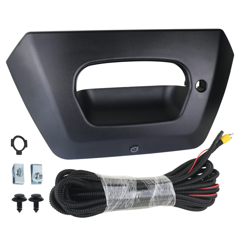 APPERFiT Backup Camera with Tailgate Handle Bezel Trim 15094722 93440179 Compatible with Chevrolet Chevy Avalanche 1500 2500 2002 2003 2004 2005 2006 Tail Gate Reverse Back Up Camera Camera with Bezel