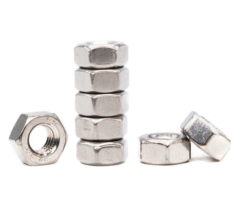 binifiMux 50pcs 5/16-24 Hex Nuts Stainless Steel 304 Plain Finish A2-70 18-8 5/16"-24 50pcs