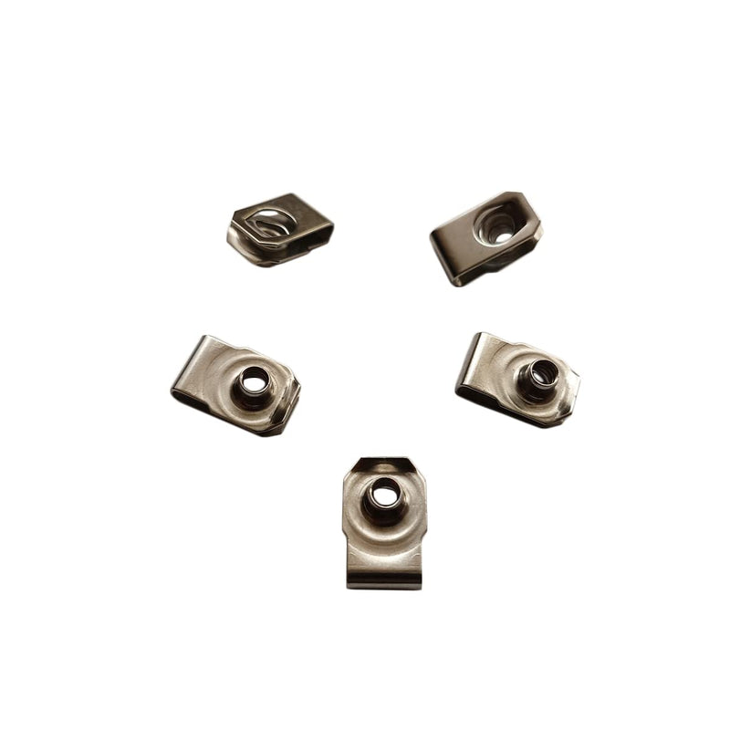 M5 Stainless Steel U -Style Clip-On Nut,U-Type Fasteners (Pack of 30) M5SS