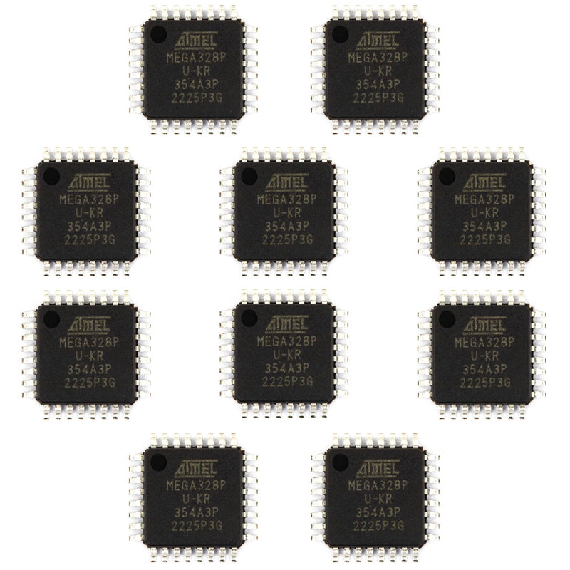 10pcs ATMEGA328P-AU QFP ATMEGA328-AU TQFP ATMEGA328P MEGA328-AU SMD IC Chip