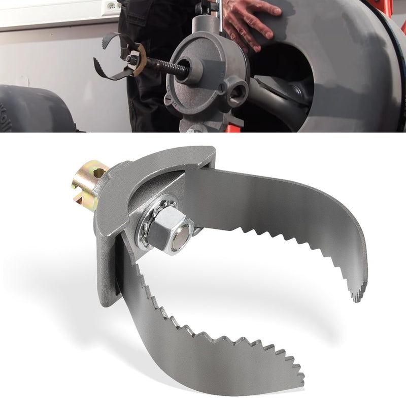 52822 T-232 HD 3" C Cutter Cable Coupling Drain Cleaning Tool Fits 3/8 in drum and 5/8 in sectional cables, for C-4, C-6, C-7, C-9 & all IW cables, for K-400 K-50 K-3800 Drain Cleaning Machines 52822