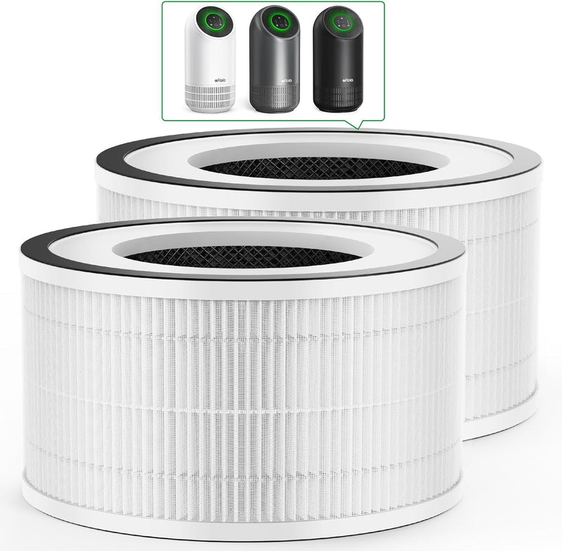 Afloia FILLO Replacement Filter, 2-Pack 6.69×6.69×8.07