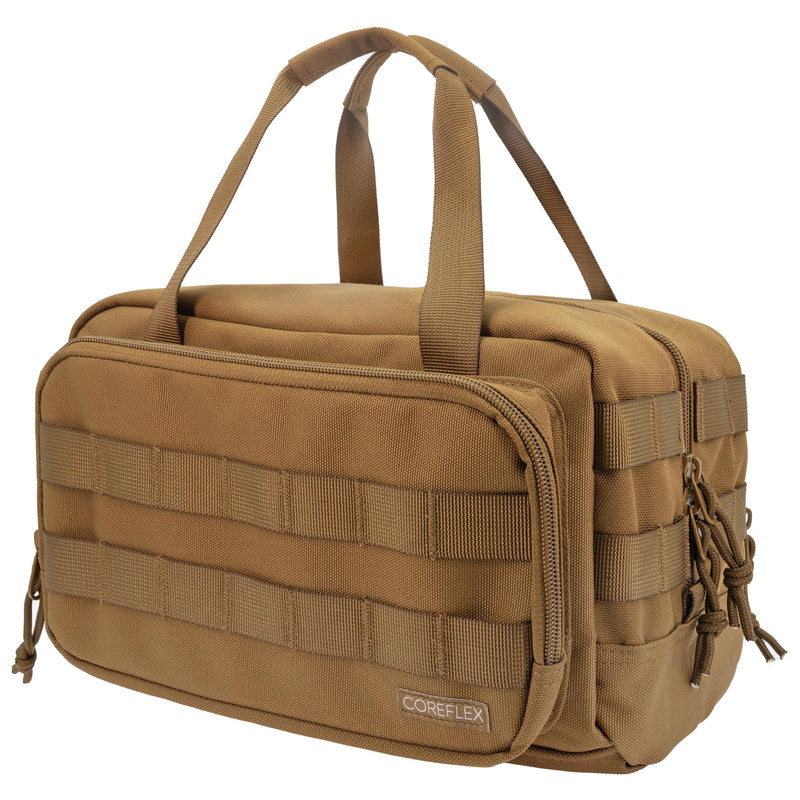 Coreflex 12-Inch Heavy Duty Tool Bag, Tactical Bag, Gear Bag, Range Bag, EDC Bag,Tool Bag for cars, Multi-Purpose Work Bag for Mechanics, Electrician, Carpenters, Builders,Plumbers 12" X 7" X 7" Brown
