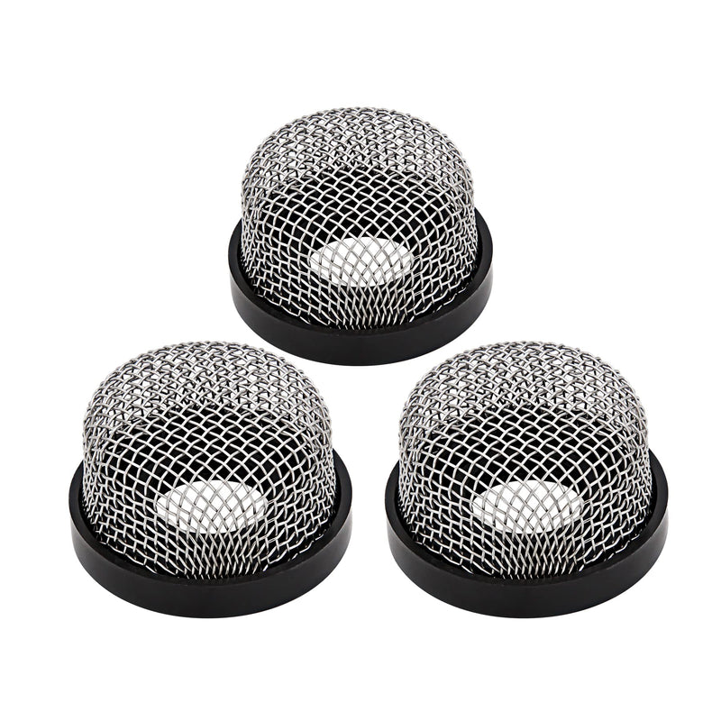 Stainless Steel Mesh Strainer 3/4"- 14 Aerator Screen Strainer Stainless Mesh Replace fpr Livewell Pump, MA-023 Screw on Strainer Industrial Plumbing Inline Strainers