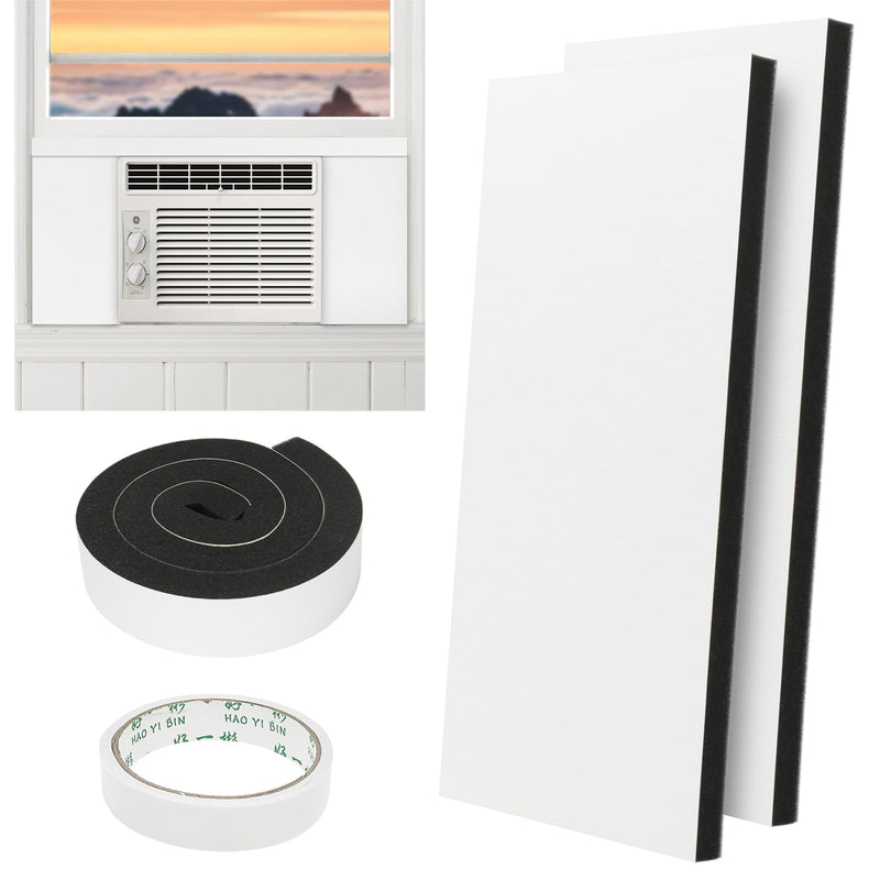 Window Air Conditioner Side Panels, 2 Pcs AC Side Surround Panel Kit Indoor