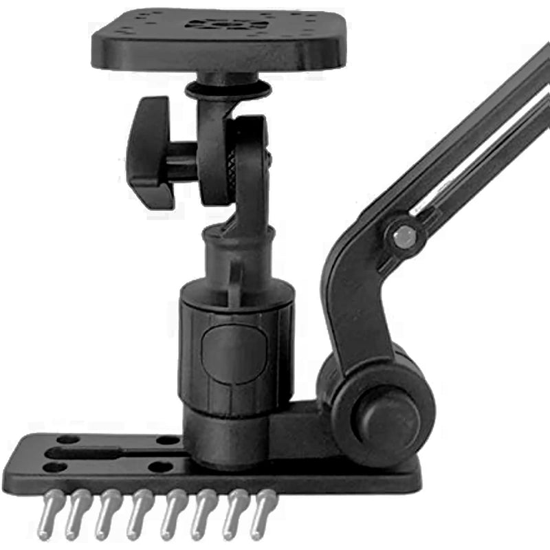 Kayak/SUP Transducer Mounting Arm with Marine Electronics Fish Finder Base Adapter Mount for Kayak Canoe Fish Finder Installation and Fixing