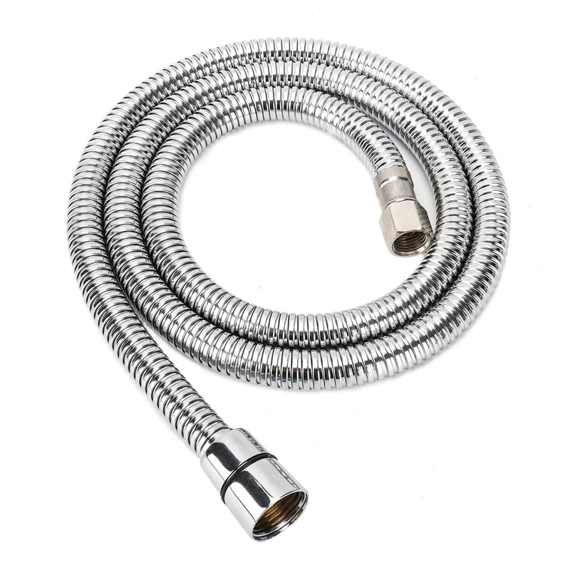 LukLoy 𝟏/𝟐" to 𝟏/𝟒" Nut Stainless Steel Shampoo Bowl Hose for Professional Salon Shampoo Bowl Faucet and Sprayer Head, Sprayer Head Not Included 1/4'' Nut