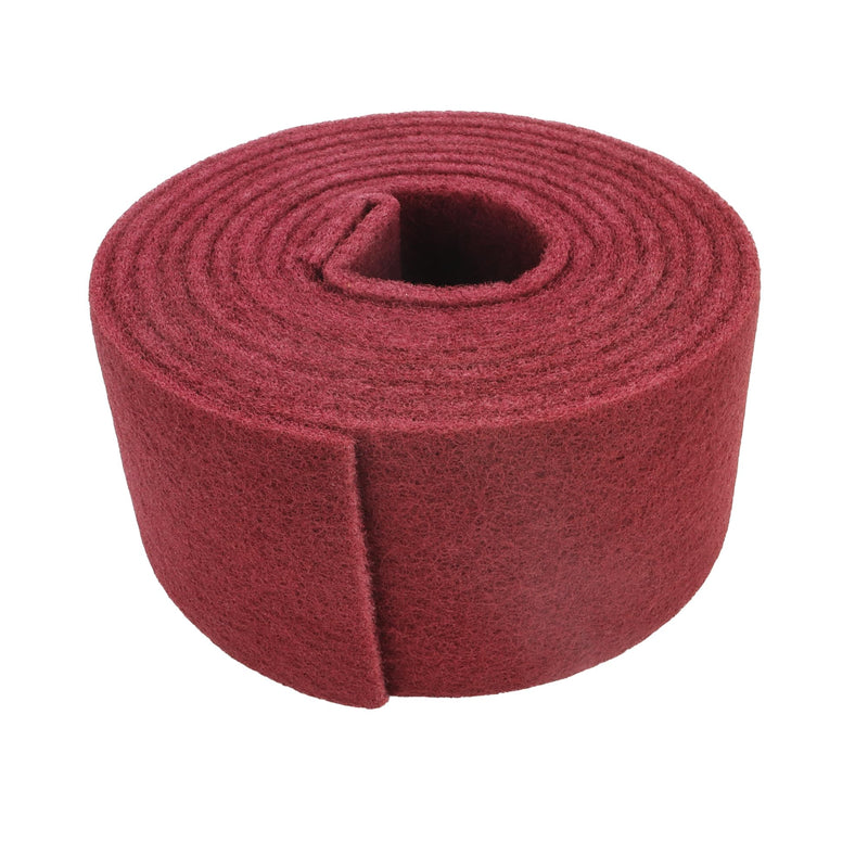 Maroon General Purpose Scuff Pads, Scuffing, Scouring Pad, Sanding, Paint Primer Prep Scratch - Surface Preparation Pad Car Auto Body Woodworking 7447-Premium, 4.7 Inches*15 Feet