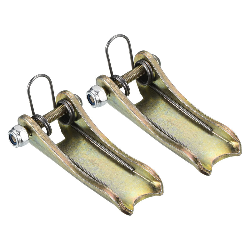 PATIKIL 1.7 Inch Hook Safety Latch Kit, 2 Pack Metal Towing Receiver Hitch Replacement for Clevis Hook Trailer, Zinc Plating