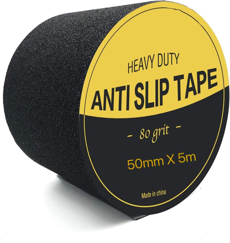 AISEY Non Slip Safety Grip Tape for Stairs Steps (2" X 16.4ft, Black) 2" X 16.4ft