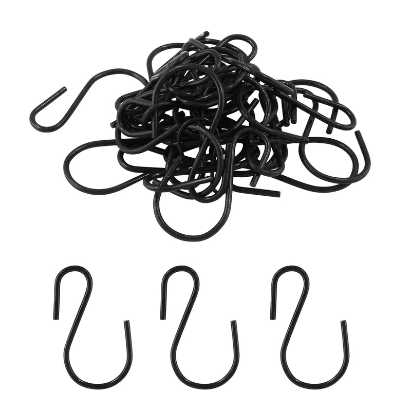 Metal Small S Hook 30 1.73” Length, 2mm Thickness