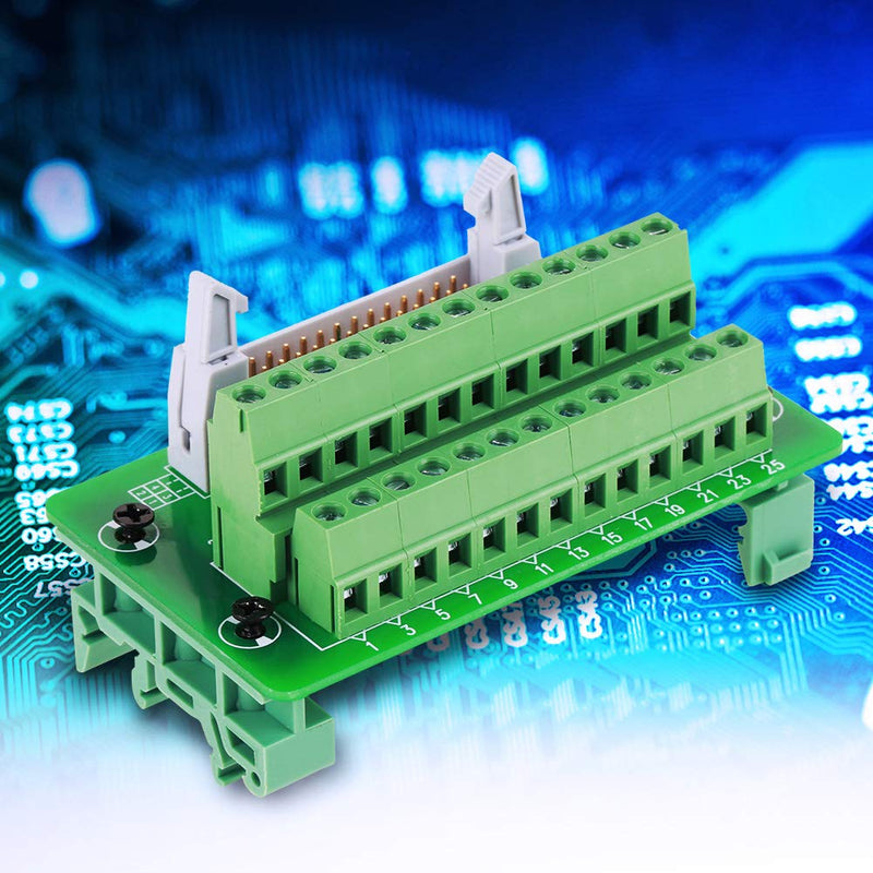 26 Pin IDC Connector IDC 26 Pin Board Idc26P Din Rail 26Pin 5Mm Mount Interface Module Male Connector Board