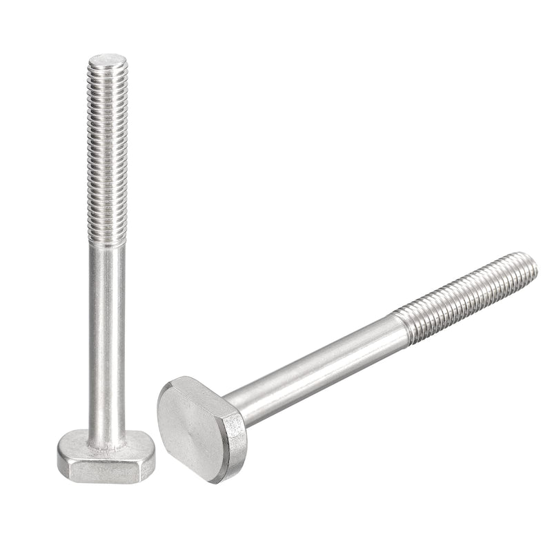 uxcell T-Slot Bolts, 2pcs M10x100mm T Slot Drop-in Stud Sliding Bolts 304 Stainless Steel T Shape Screws for T Track 100mm 2 - NewNest Australia