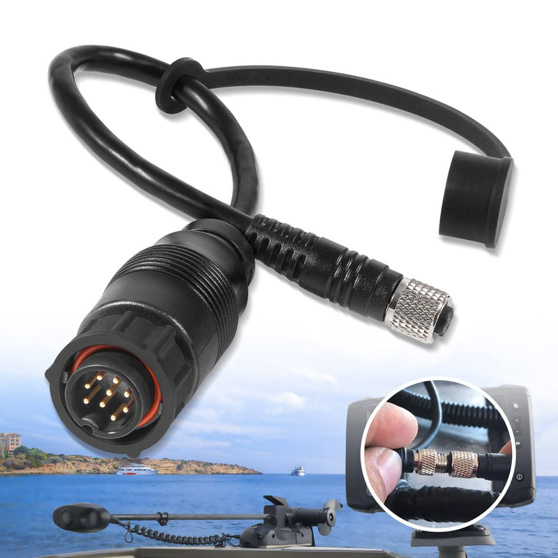 1852076 MKR-US2-16 Adapter Cable Replace for Lowrance 9-Pin TotalScan Adapter Cable Fish Finder Adapter Cable (Fit for Elite Ti2 & HDS)