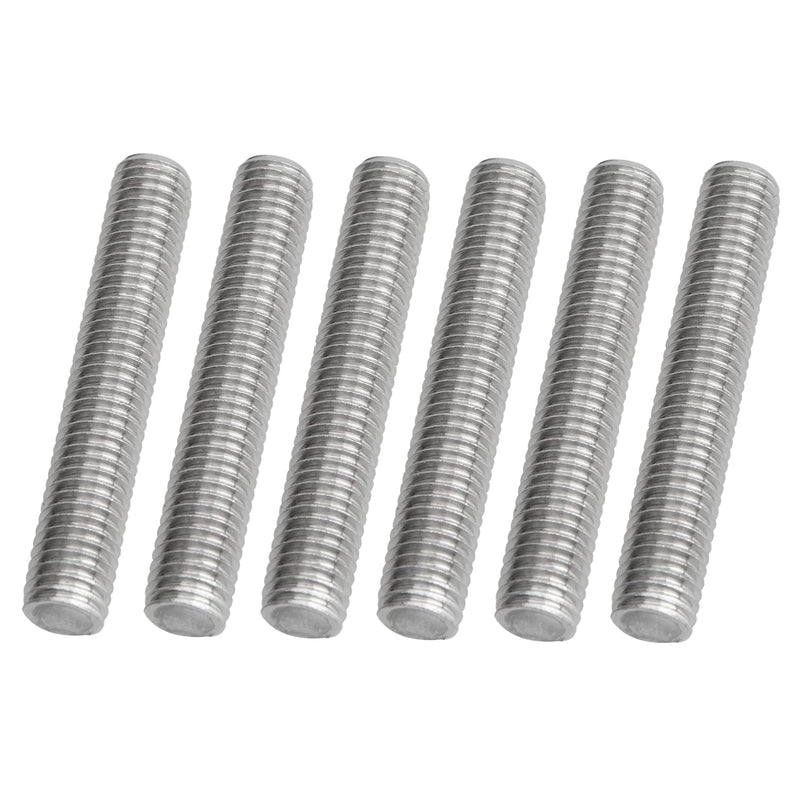 Threaded Rods M10 x 60mm, Fully Threaded Rod 304 Stainless Steel, Fully All Threaded Studs M10-1.5 Thread Pitch for Anchor Bolts, Clamps, Hangers, U-Bolts - 10Pcs M10x60mm