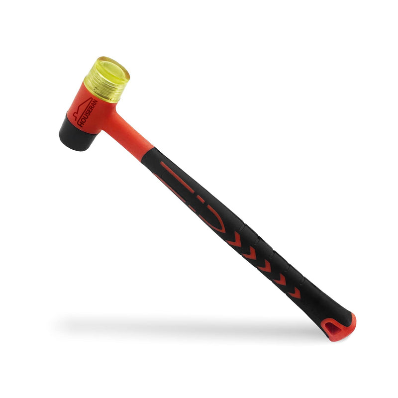 Rubber Mallet, Rubber Mallet Hammer, Double-Face Hammer, Small Rubber Mallet, Rubber Hammer for Vinyl Flooring, Tile, Crafts, Jewelry Making 25 Mm One-piece Mallet