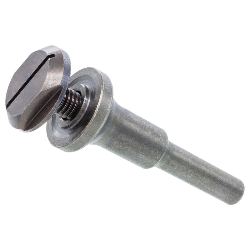 TJR© Mounting Mandrel for Cut-Off Wheels - Versatile 3/8-inch Arbor Hole and ¼-inch Stem with Dual Locking Options with Screwdriver and Wrench - Die Grinder Arbor 1 pc