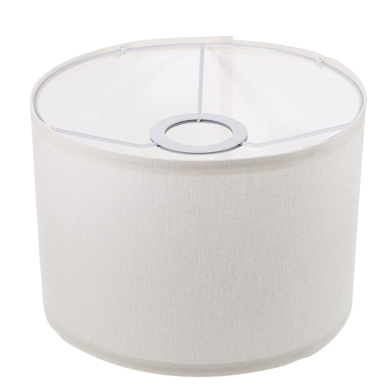 Cloth Lamp Shade Round lamp Small Drum Lamp Shades Fabric Lampshades Barrel Lamp Shades for Table Lamps Floor Lamps (Beige) Beige