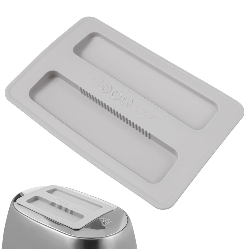 CALLARON Toaster Cover 2 Slice Toaster Dust Cover Silicone Bread Machine Cover Kitchen Bread Maker Lid Reusable Top Cover for Bread Sandwich Machine 6.17x4.13inch