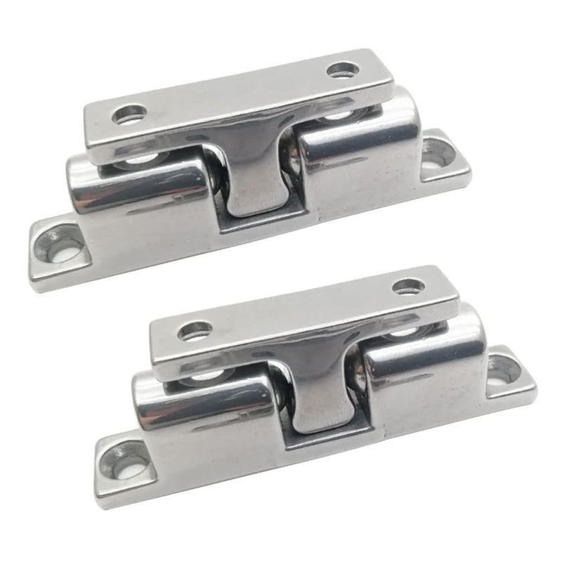 Solid Stainless Steel Cabinet Door Catch,glrovazas 2Pcs Cabinet Latch Roller Catch Furniture Cabinet Door Dual Ball Tension Latch Closet Ball Roller Catch Latch with Screw (50mm) 50mm