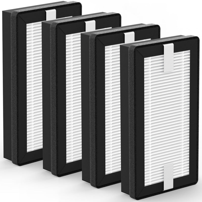 Air filter Replacement Compatible with EyeVac Air 2in1 Air Puri-fier, 2-in-1 Filtration with Activated Carbon Filter(4-pack) 4 Pack
