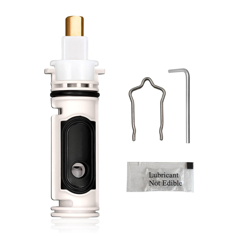 Replacement Cartridge for 1222, Tub Shower Repair Kit, One Handle Faucet Cartridge, Bathtub Shower Valve Parts, Brass and Plastics