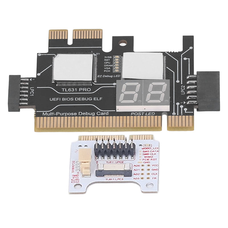Motherboard Test Card Kit Post Test Analyzer for Laptop and PC Motherboard Diagnostic Adapter Card