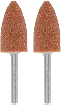 Dremel 952 Aluminum Oxide Grinding Stone, 3/8" (9.5mm), Sharpening & Grinding Rotary Tool Accessory (1 Piece), Green (Pack of 2) Pack of 2 Cylinder 3/8"