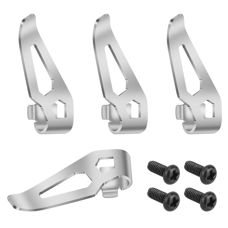 Belt Clips, 4pcs 42-70-0490 Drill Tool Clips Hook Kit with Screws for Hex Screwdrive, Drill Driver, 12 Volt Power Tools 4 Packs